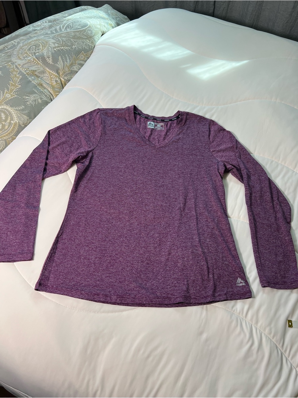 Reebok RBX Performance Purple Long-Sleeve Performance Tee